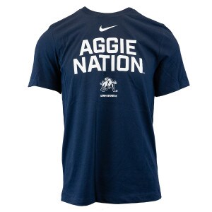 Men's Aggie Nation Bull T-Shirt navy blue